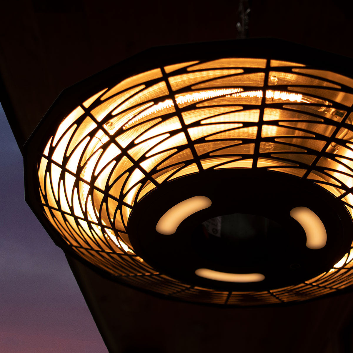 Maze Helio Outdoor Overhang Electric Patio Heater 2000W